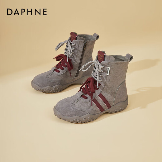 Дафна (Дафна) Наружное альпинизм Martin Boots For Women 2025 Осенью Новый Толстый торжественный и универсальный повседневный шнур
