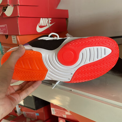 耐克（NIKE）休闲鞋女鞋夏季新款运动鞋Air Jordan Max Aura小康扣篮球鞋 AQ9214-102白色鸳鸯 36.5