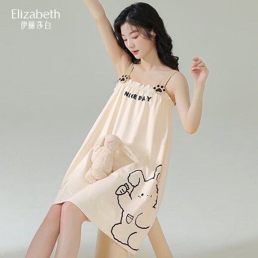 Mishide Petit seins à plate plate pyjamas sexy pyjamas de nuit pour femmes Summer Pure coton Sous-schéma pyjamas mince jupe d'été mignon 20 Cy6167 M [Poids recommandé 80 à 100 Jin [Jin est égal à 0,5 kg] toute taille