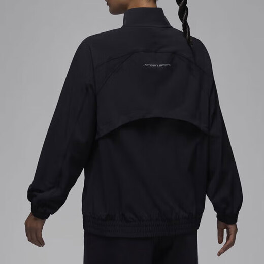 NIKE耐克春季女款夹克时尚简约舒适透气外套户外健身训练立领运动服 FN5144-010/黑 XS
