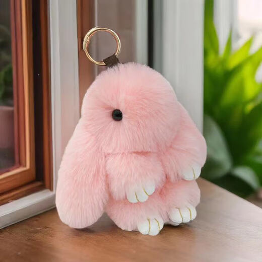 Süße exquisite handgefertigte Plüsch -Kaninchen -Bag