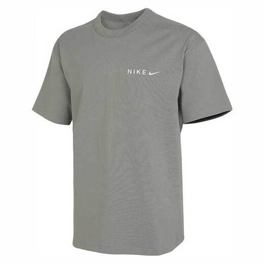 
Nike (NIKE) short-sleeved T-shirt for men 2025 summer new sportswear trendy printed round neck half-sleeved shirt casual top pure cotton hf6172-053 gray 100 S /165/recommended-120Jin[Jin equals 0.5 kg]
