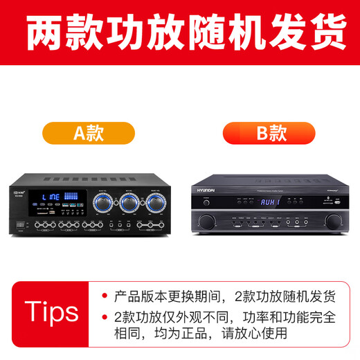 HYUNDAI modern home theater ktv audio set home k song computer TV living room karaoke full set conference room card package store professional amplifier speaker equipment