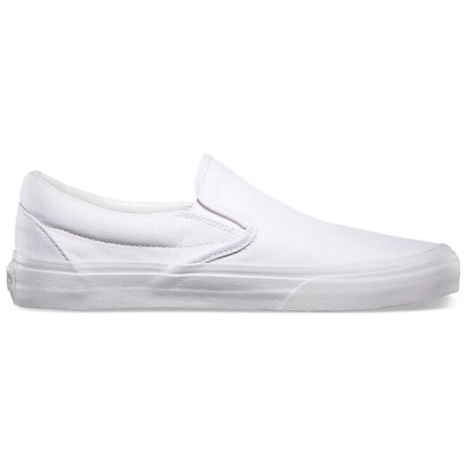 VANSslip-on Classic Casual and simple Low top Canvas shoes Men and women White 34.5