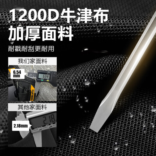 TOUGHBUILT small hand electric drill set special waist bag electrician decoration portable quick-release tool bag TB-CT-20-S TB-CT-20-S