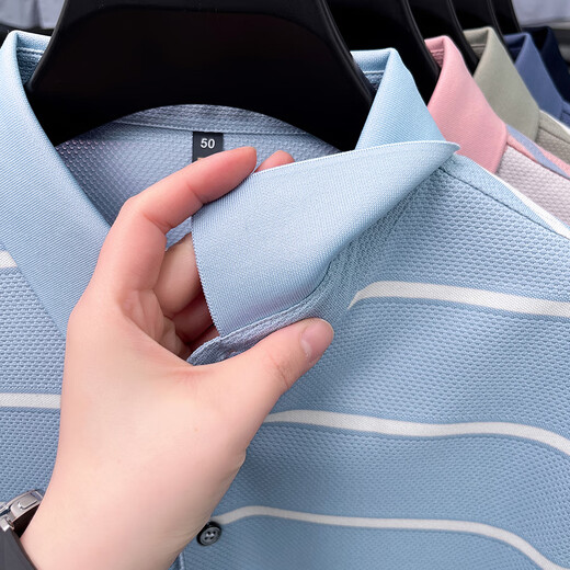 Camiseta de manga corta para hombres clásicos Camiseta de manga corta Polo Polo Paul Lapa de moda Camiseta Top Top de gran tamaño de moda