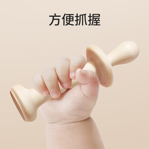 Bao's pepperwood molar stick toy baby teether for infants and young children to bite during the teething period to soothe the chewer with a red rope