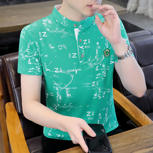 UNI QLO 2025 new summer half-sleeved men's short-sleeved polo shirt T-shirt trend F9215 white M