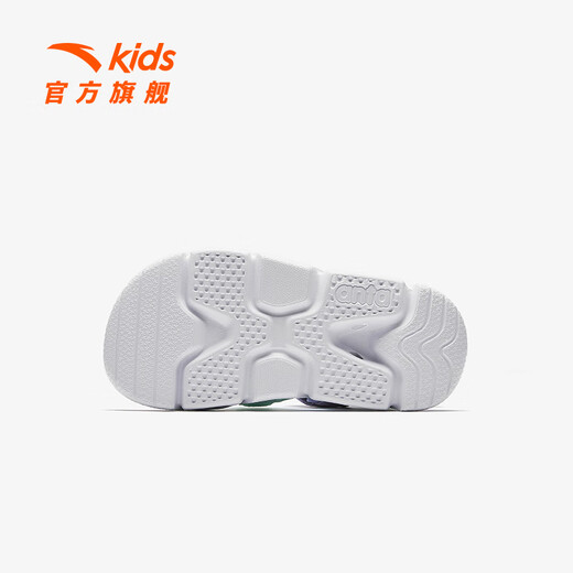 ANTA Children's Sandals Girls' Beach Shoes 2025 Summer New Baotou Breathable and Comfortable Outdoor Sandals Anta White/Fresh Purple-1 28