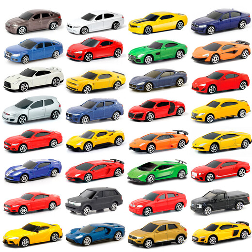 Shantou Lincun genuine authorized RMZ Yufeng 1 64 sliding alloy car model car model simulation children's play 344038 Audi R8 yellow