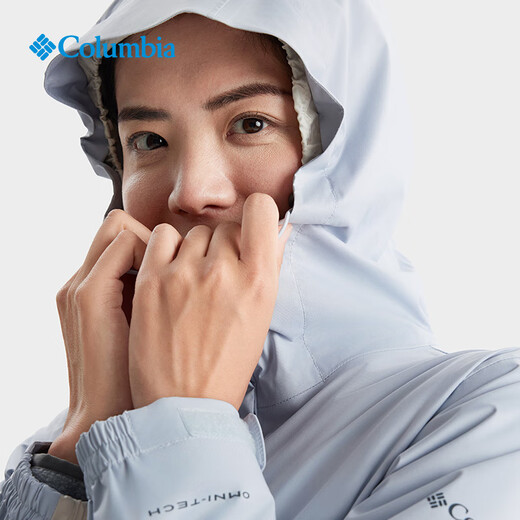 哥伦比亚（Columbia）618冲锋衣女款秋冬户外防水连帽夹克外套XR3937 191 XL