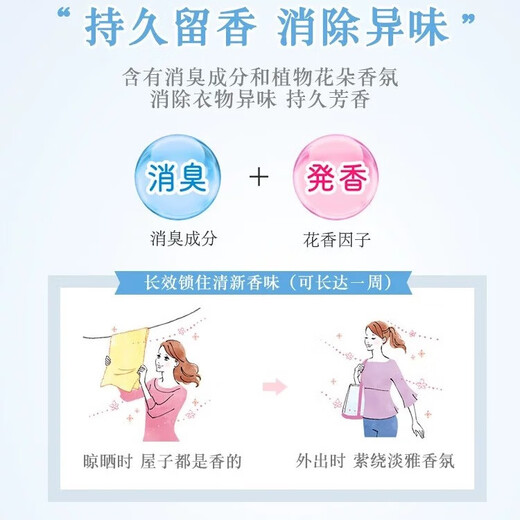 Kao (KAO) New Beads series lily of the valley fragrance laundry detergent bag 650g on clearance