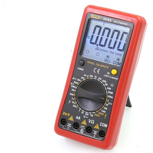 万用表交直流电压2000V伏VC92数字大屏幕万用表 矿用高压测2K多功能 川宇交直流2000V万用表9905T