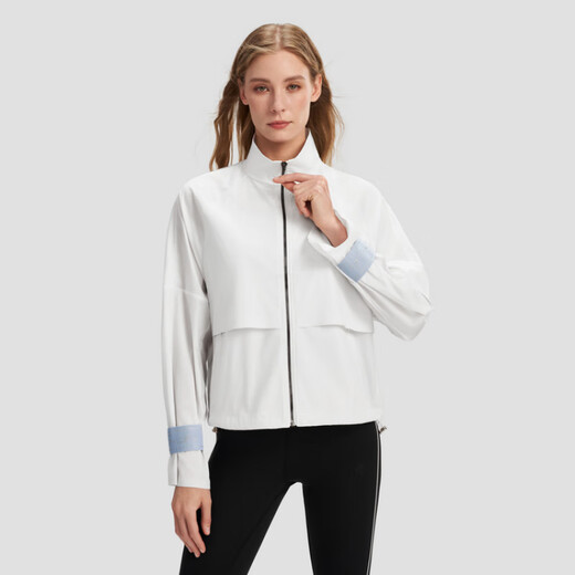 Descente Womensstudio Serie Stand Collar Textur gewebte Top Jacke Frauen Stil WT-White L.