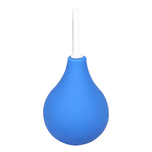 Hühnchenweichkopf Anus Reinigung Einlauf Geräte Spülenausrüstung Lesben Sexprodukte Erwachsener sphärischer Blau Reiniger 224 ml 693