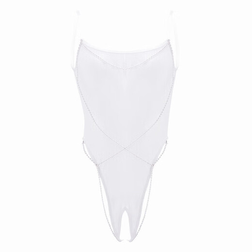 Sous-vêtements masculins Roselex Sexy privé sexy pyjamas féminin féminin sexy femme couple en dentelle flirter pyjamas jk pyjamas blanc [bodys en un ensemble ouvert à un ensemble] toutes taille