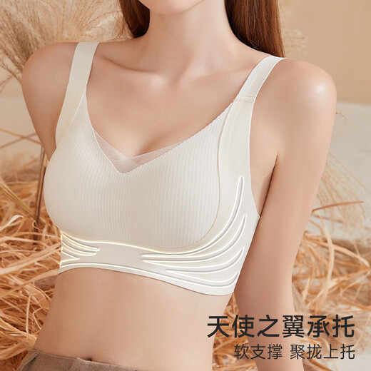 都市丽人粉底液内衣夏季薄款女士内衣女生无钢圈文胸女小胸聚拢不空杯胸罩