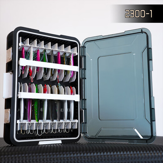 Chaosihui Luya Storage Box Modular Design Minnow Iron Plate Bait Box Accessories Box Pencil Minnow Sea Fishing Three Sets and One Set
