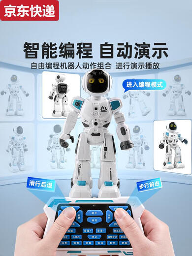 Zkhe Fernbedienung Roboter Roboter Kinderprogrammierung Danz Kleines kluge elektrische Elektroausbildung Spielzeug Mädchen Jungen Geburtstagsgeschenk 23 Funktionen 30 intelligente Programmierung Fernbedienung Roboter
