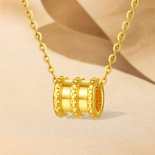 Saturday blessing 5D hard gold small waist gold pendant girl birthday gift price A0414677 about 0.22g without chain