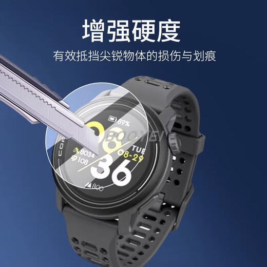 Wanfusheng is suitable for COROS Gaochi pace3 tempered film pace2 watch apex2Pro protective film charging port dust plug 1 piece of tempered film suitable for Gaochi pace pro