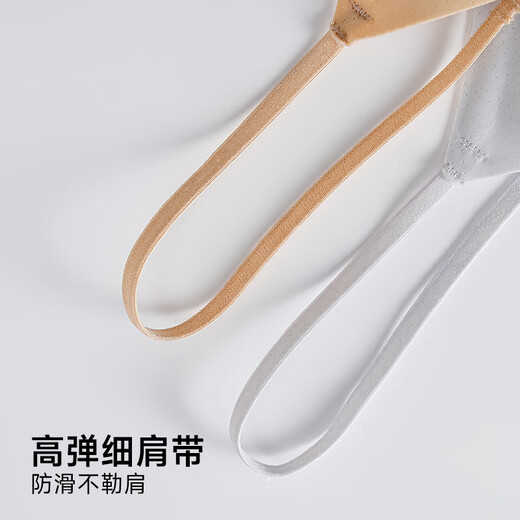都市丽人粉底液内衣胸罩薄款文胸2025年新款隐形无痕内衣女美背无钢圈文胸 粉底液内衣夏季薄款美背肤色 M （推荐95-105斤）