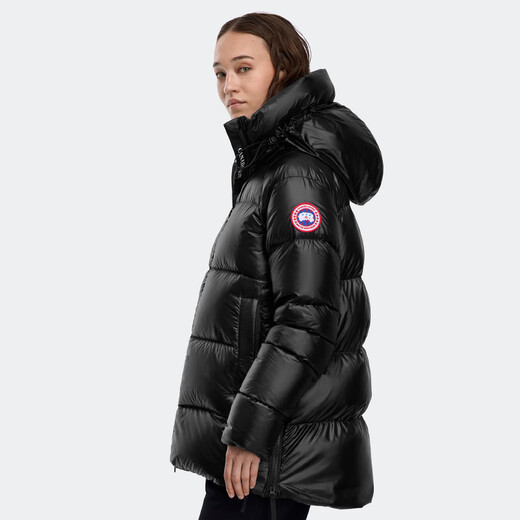 Canadá Cypress Cypress Women's Short Down Jacket Parker Big Goose Down Classic Updicalade 2239L 61 Negro Se recomienda elegir un tamaño más pequeño, este modelo es más grande en tamaño XS