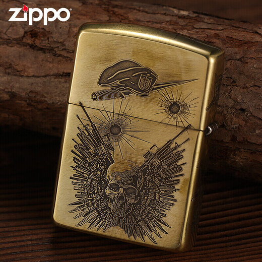 Zippo Lighter Zippo Versión genuina del Escuadrón Suicide Máquina de armadura de tallado profundo de los hombres para la personalización de regalos personalizados de los hombres DY9902TJ