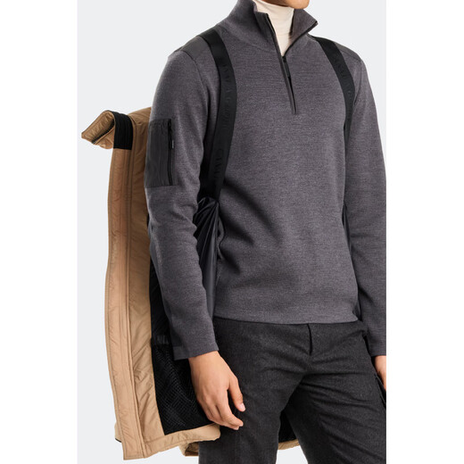 加拿大鹅（Canada Goose）Lawrence 男士黑标羽绒服派克大衣大鹅羽绒服 2801MB 1483 沙漠色 L