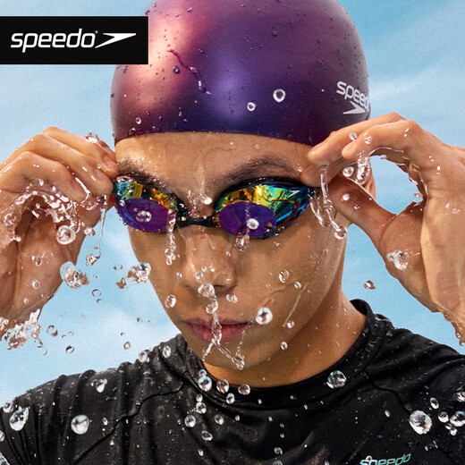 Speedo swimming goggles men's V3 high-definition waterproof and anti-fog swimming goggles women's professional training racing swimming goggles Wang Shun same style Obsidian imported limited edition