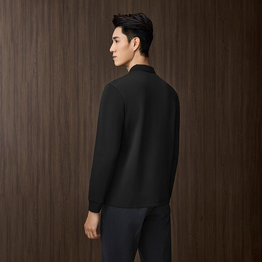 HLA Heilan Long Sleeve POLO Shirt Men's 25 Light Business Chic Ageless Iron-Free Long Sleeve Men's Autumn