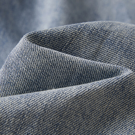 Дизайн диалога Sense Split Straight Jeans для женщин 2025 Осень Новая модная модная стирка Свободные тонкие повседневные брюки Джинсовая синяя 26