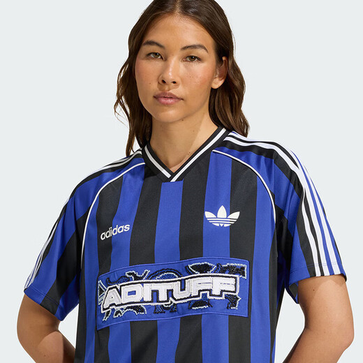 Adidas women's summer new style breathable round neck short-sleeved T-shirt sports casual and fashionable half CV9889 L