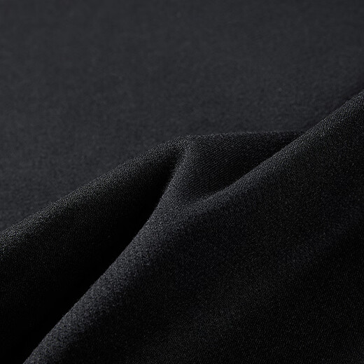 Youngor long-sleeved POLO shirt men's wool blended fabric men's POLO shirt soft and comfortable 2025 new style black VLYM519960ACA XL (recommended 150-165Jin Jin equals 0.5kg)