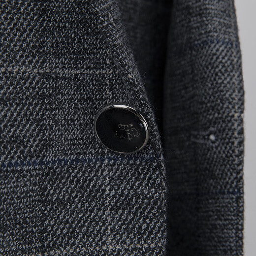 Skaro British retro traje a cuadros a cuadros de tres piezas Traje formal delgado de su traje de boda Hands Groom Groom [traje + pantalones + camisa + chaleco] S 165