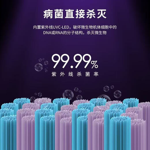 Toothbrush Disinfection Rack Intelligent Sterilization UV Ultraviolet Wireless Charging Portable Toothbrush Storage Box Storage Rack No Punching, Hagoromo White Top with Toothbrush Disinfection Rack + UV Ultraviolet Sterilization