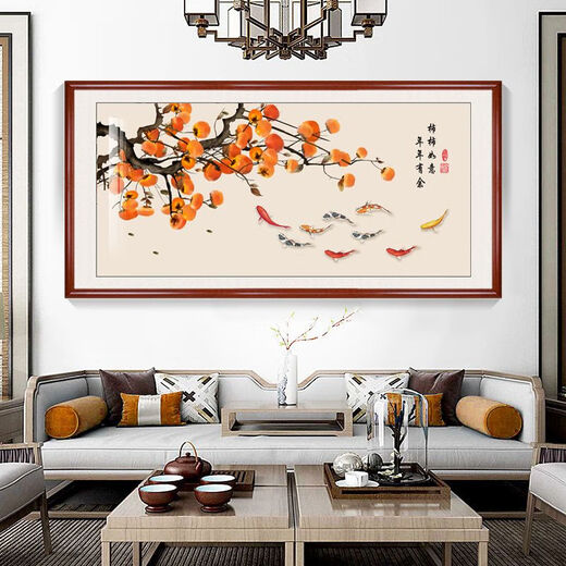 Hiuyu Picture Picture Proute Painting Painting New китайский стиль гостиной диван -диван, картинка ройя руий