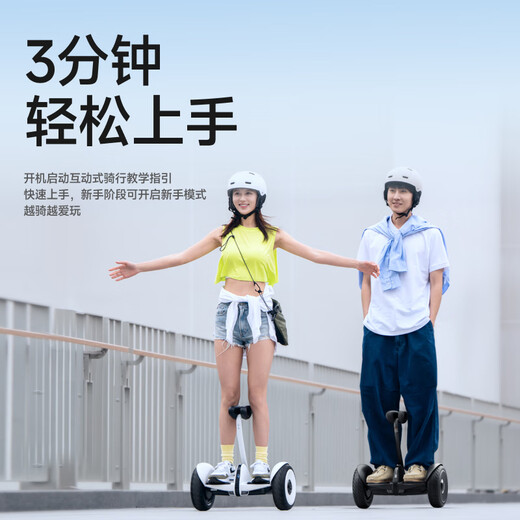 Ninebot Electric Balance Bike Small Nine Met Mini Adulte Adulte Electric Car Travel Mand Contrôle Adulte Adulte Intelligent Version non combustible Adulte plus à longue portée