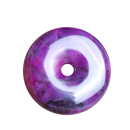 MHFDO Jade Hua Shu Jilai Ping An Buckle Pendant South Africa Old Mine Sugilite Pendant Birthday Gift Ornament 03