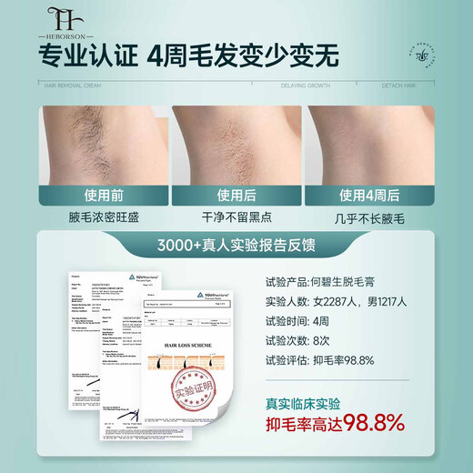 HEBST Hair Removal Cream for Women, Underarm Private Part Hair Removal Cream No Longer Growth Private Part Hair Removal Private Part Limbs