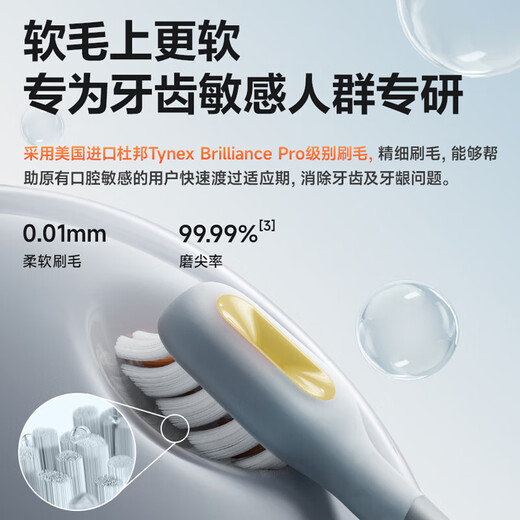 Rave Jet Scrubber丨Breaking Sale 40W+ Electric Toothbrush for Adults Jet Electric Toothbrush for Children Deep Cleaning Gum Protector as a Valentine's Day Gift for Boys and Girlfriends Gum Protector丨First Level Cleaning Mica White丨Free 2 Brush Heads First 100 Customer Service Consult Customer Service to Get Free Brush Heads