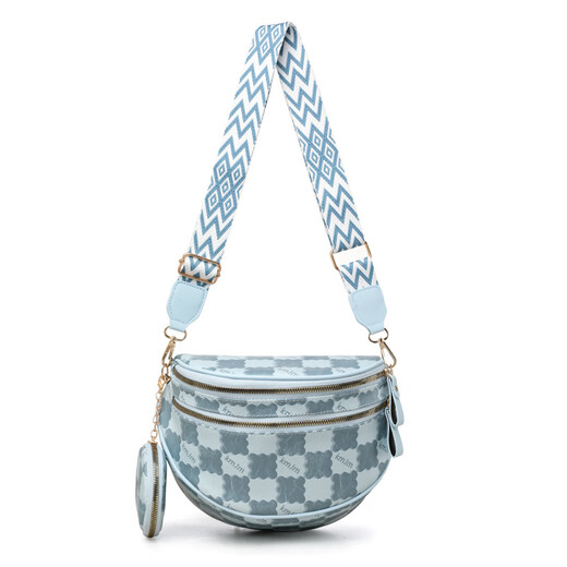 Light OUs neue modische japanische und koreanische Schachbrettplaid-Crossbody-Tasche für Unterricht und Arbeit, die vielseitige One-Shoulder-Crossbody-Tasche für Frauen fsg Brown pendeln
