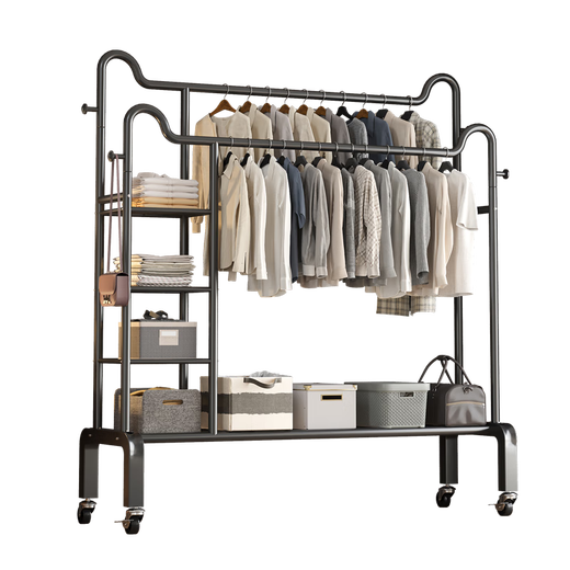 Nanye floor-standing clothes hanger, indoor clothes hanger, bedroom coat rack, dormitory clothes drying rod, simple storage MEYJX-12-D