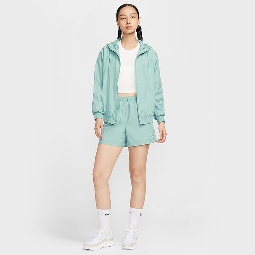 Nike (NIKE) 2025 autumn women's jacket versatile sports and casual woven jacket FV6299-017 S
