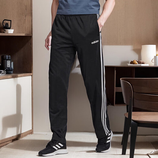 阿迪达斯（adidas）男裤 春季新款运动裤跑步经典健身训练舒适透气休闲针织长裤 EI9761 M