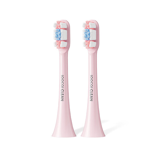 SOOCAS electric toothbrush head, universal cleaning type, SOOCAS toothbrush universal brush head, pink 2 pack