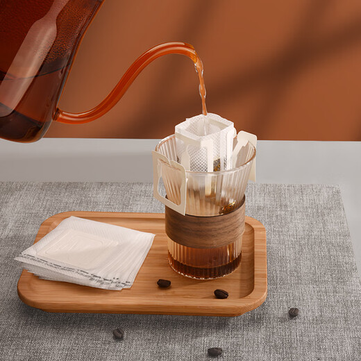 Circle Joy hanging ear coffee filter paper portable drip type hand brewing filter cup filter paper bag filter coffee powder filter bag 25 pieces