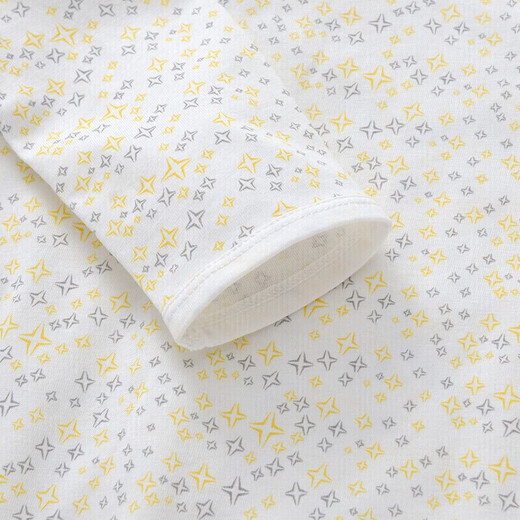 YEEHOO baby clothes newborn jumpsuit baby infant home crawling suit jumpsuit light yellow 80CM