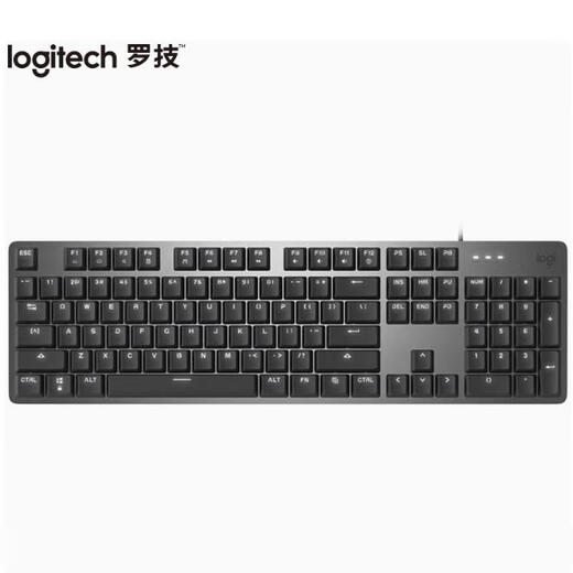 Logitech Second-Hand K845 Mechanische Tastatur, kabelgebundenes E-Sport-Spiel, Büro USB-Schnittstelle, hellvolett graue Farbkombination, brandneue Schlüsselcap, Tee-Scroll 90% neue Tastatur, leicht Gebrauchsspuren, Nr. 104 Tasten