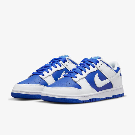 Nike (Nike) [trendy] Herrenschuhe Dunk Low Retro Racing Blue Low Top White Blue Retro Trendy Leichtes Freizeitbrettschuhe DD1391-401 45